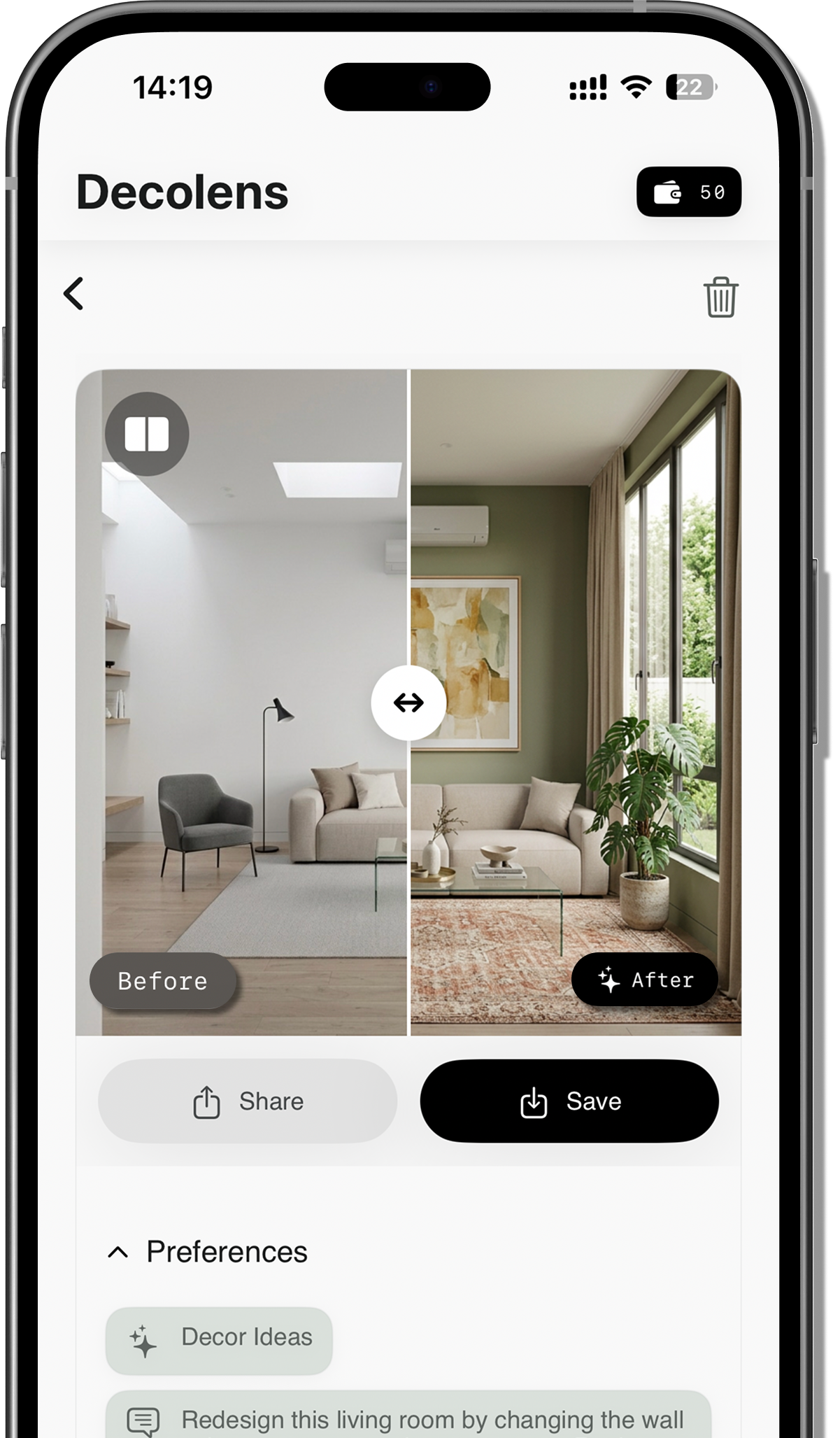 Decolens - AI Room Planner
